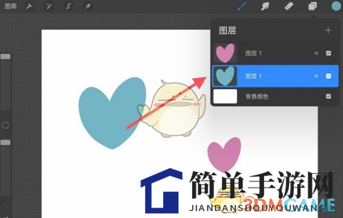 《procreate》复制图层到另一个画布教程