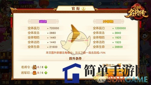 《三国杀名将传》官衔系统介绍