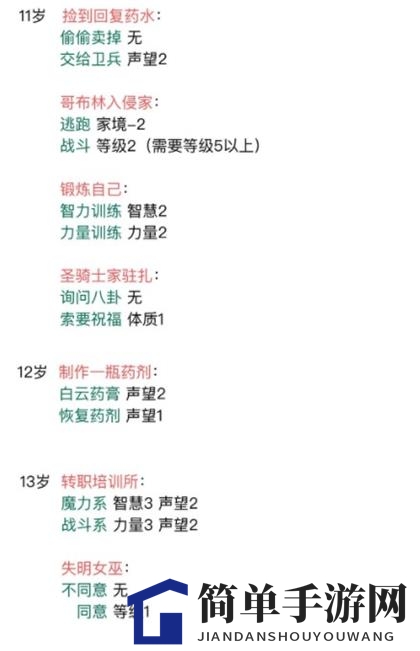 《异世界转生模拟器》魔法世界事件选择推荐