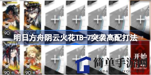 《明日方舟》攻略新风向：阴云火花TB-7突袭，高效通关秘籍大揭秘
